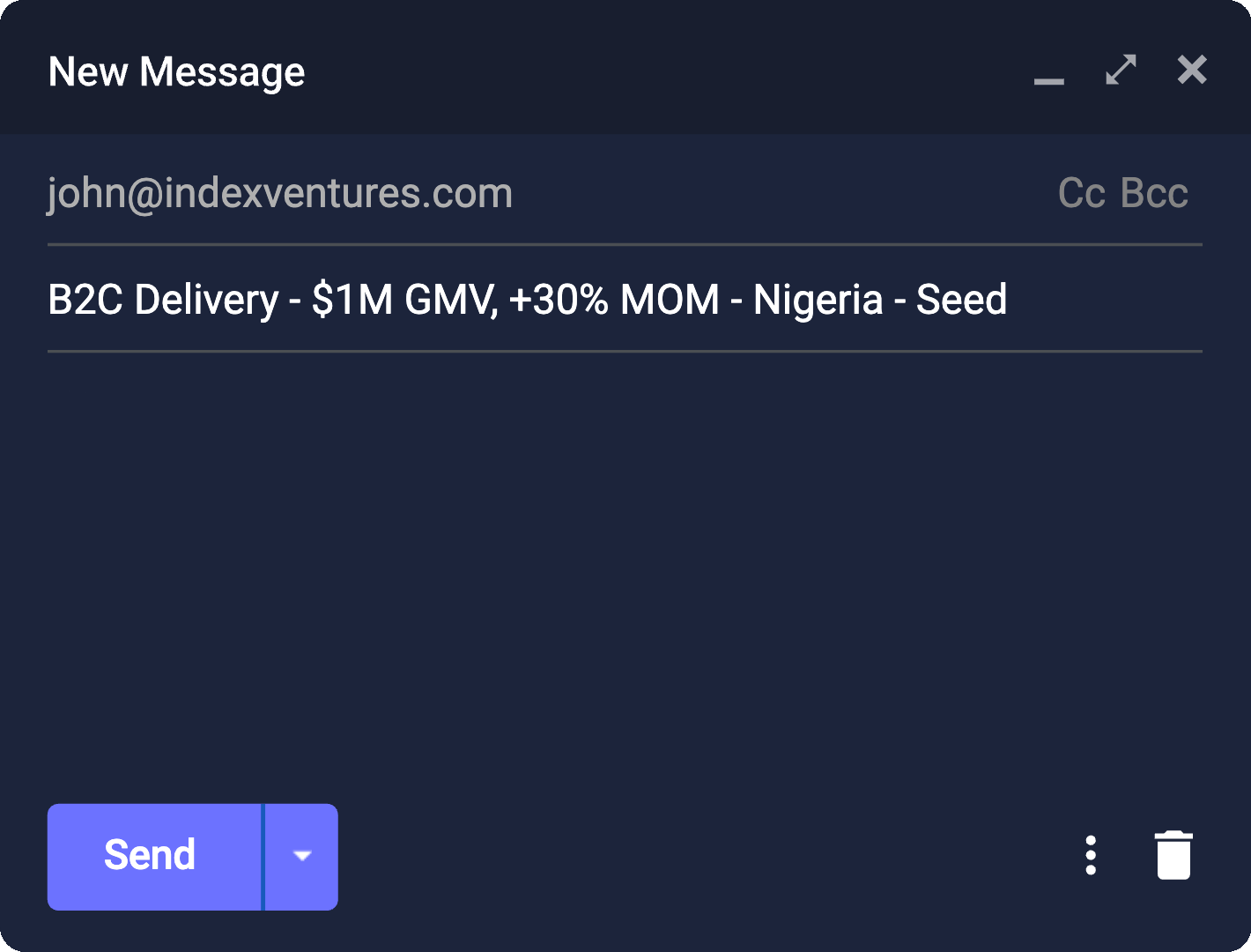 Shared experiences demonstration